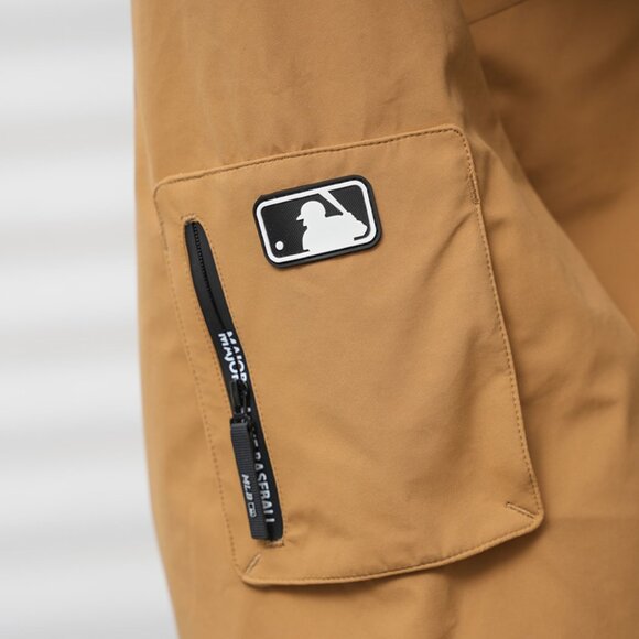 MLB Brown Hooded Down Jacket - Picture 4 of 9